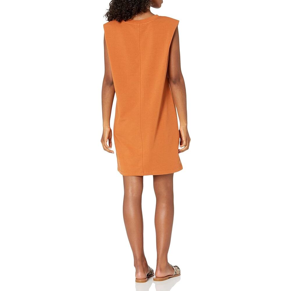 The Drop Women's Mariana Strong-Shoulder Mini Dress Adobe Womens Size Large - Picture 3 of 11